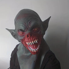 Horror Devil Face Mask Masquerade Halloween Show Props Creepy Face Mask