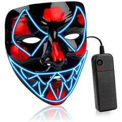 3pcs LED Light Up Halloween Mask for Adults Evil Eyes