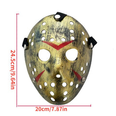 Men's Halloween Mask Plastic Horror Masquerade Cosplay Mask