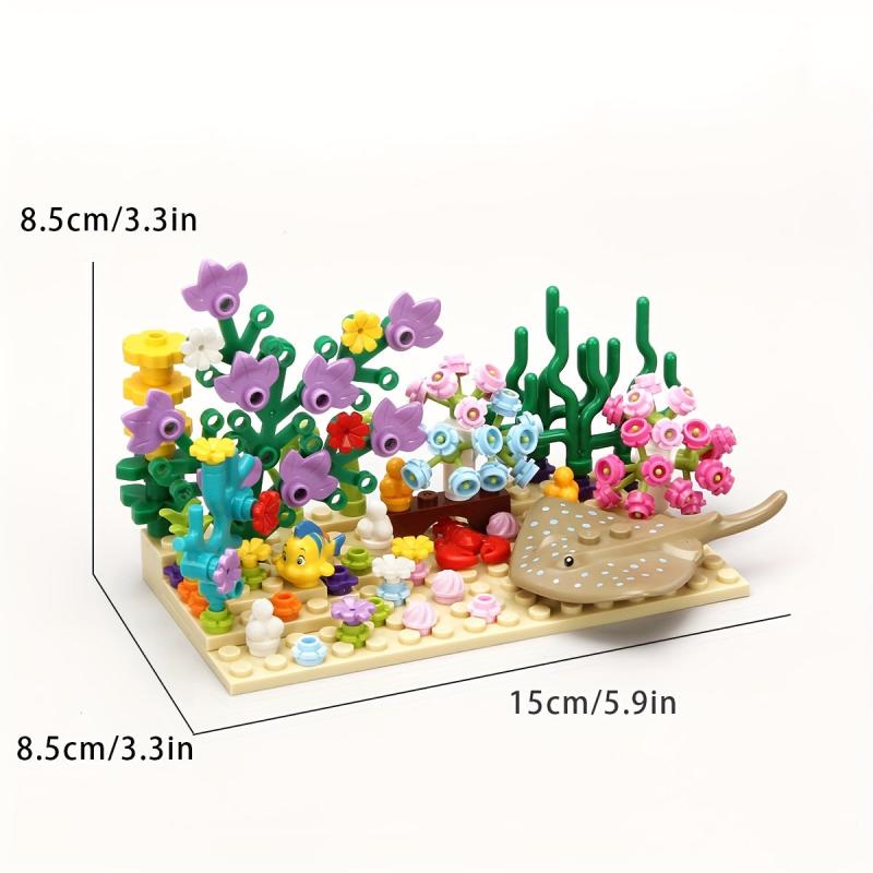 Underwater Animal Building Blocks Set Creative Fish Toys