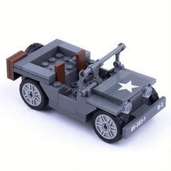Military Navy Landing Boat Soldier Car Boy Assembled Building Blocks Toys