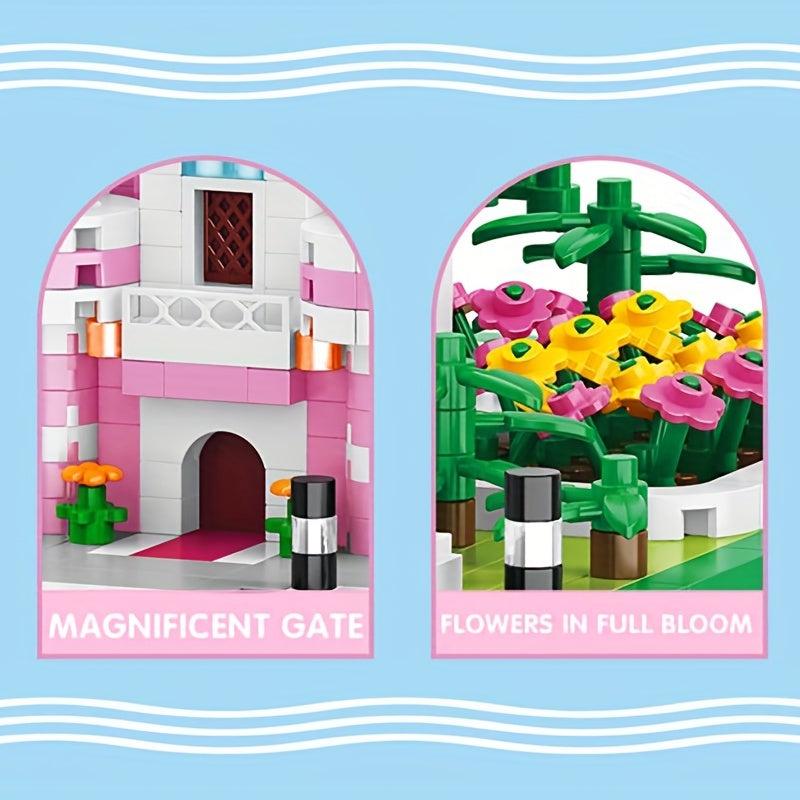 1227pcs Castle Street View Series Building Blocks Toy