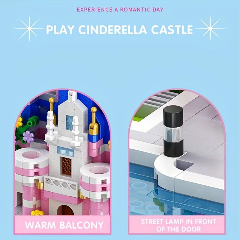 1227pcs Castle Street View Series Building Blocks Toy