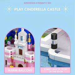 1227pcs Castle Street View Series Building Blocks Toy