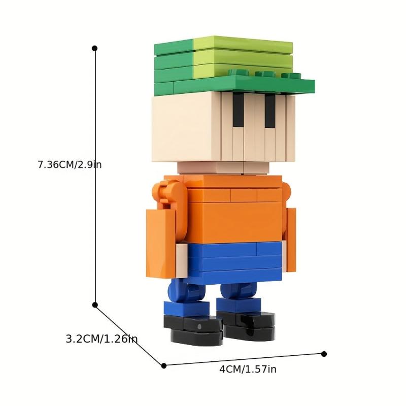 180pcs Stumble Guys Building Block Toy Set Figures Bricks Assembly Kit