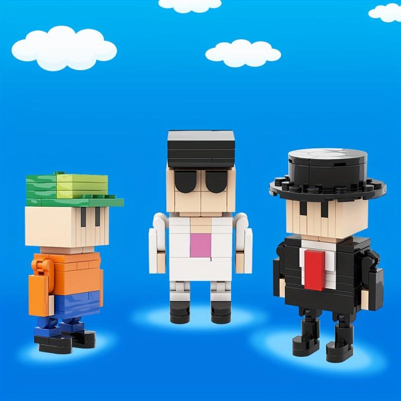 180pcs Stumble Guys Building Block Toy Set Figures Bricks Assembly Kit