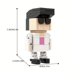 180pcs Stumble Guys Building Block Toy Set Figures Bricks Assembly Kit