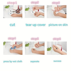 Mermaid Tattoo Sticker Waterproof Temporary Tattoo Art for Men and Women