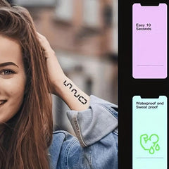Mermaid Tattoo Sticker Waterproof Temporary Tattoo Art for Men and Women