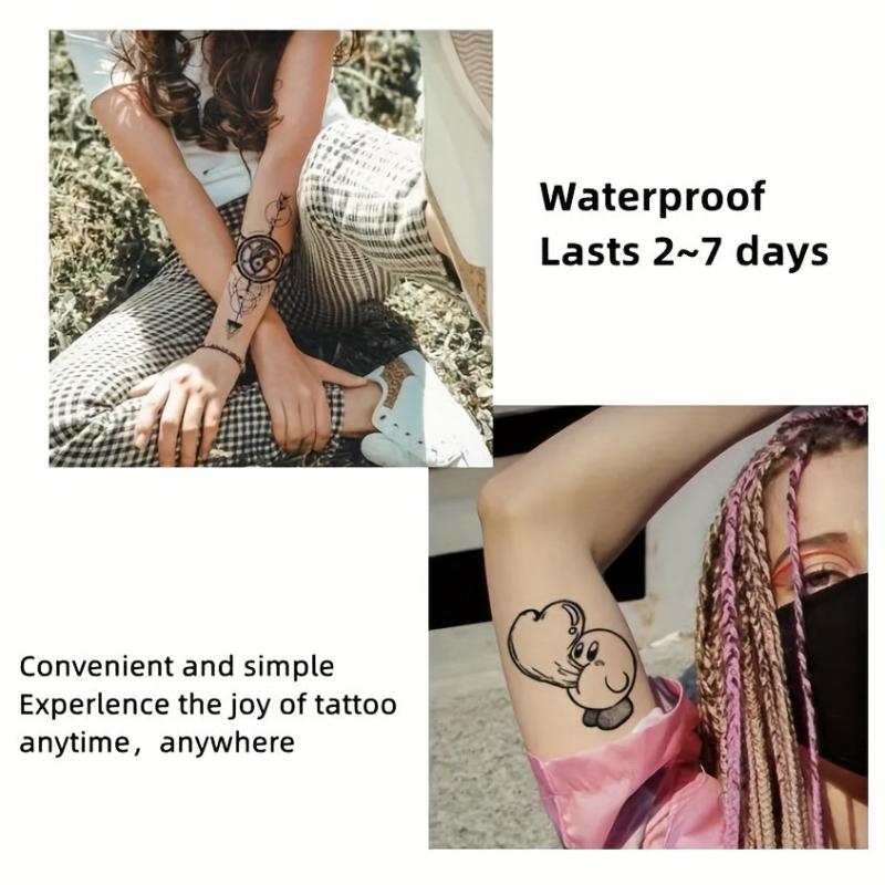 Mermaid Tattoo Sticker Waterproof Temporary Tattoo Art for Men and Women