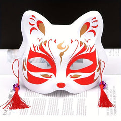 Men's Halloween Half Mask Fox Mask Antique Cosplay Mask Holiday Celebration