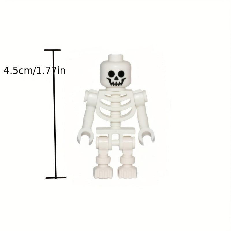 Skeleton Building Blocks All Saints Mini Characters with Weapons Action Figures