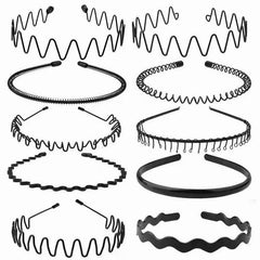 Zinc Alloy Y2k Hair Bands Non-slip Wash Face Headband