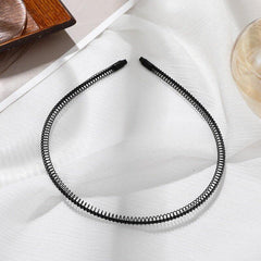 Zinc Alloy Y2k Hair Bands Non-slip Wash Face Headband