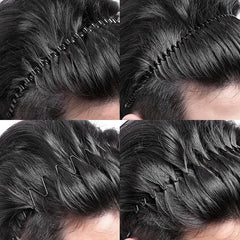 Zinc Alloy Y2k Hair Bands Non-slip Wash Face Headband