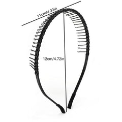 Zinc Alloy Y2k Hair Bands Non-slip Wash Face Headband