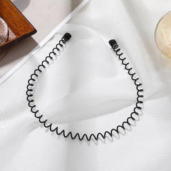 Zinc Alloy Y2k Hair Bands Non-slip Wash Face Headband