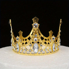 Birthday Party Crown Bride Jewelry Performance Show Round Head Hair Accessories