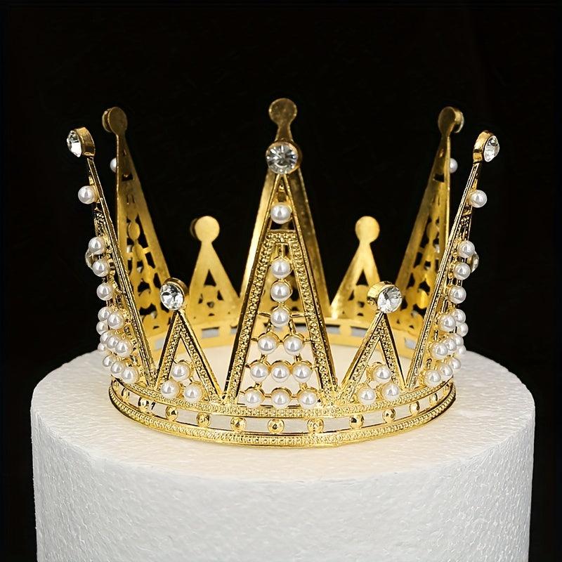 Birthday Party Crown Bride Jewelry Performance Show Round Head Hair Accessories