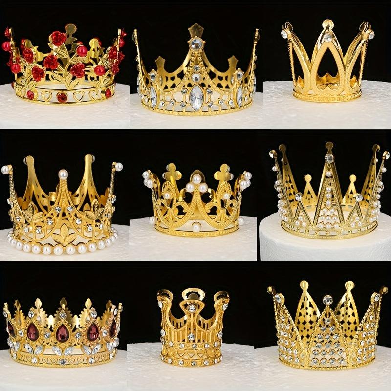 Birthday Party Crown Bride Jewelry Performance Show Round Head Hair Accessories