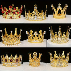 Birthday Party Crown Bride Jewelry Performance Show Round Head Hair Accessories