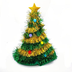 Christmas Tree Hat Green Holiday Cap Party Costume Headwear