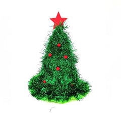 Christmas Tree Hat Green Holiday Cap Party Costume Headwear