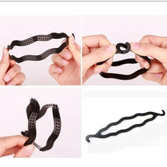 4pcs Hairdressing Tool Set for Hair Combing and Styling