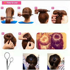 4pcs Hairdressing Tool Set for Hair Combing and Styling