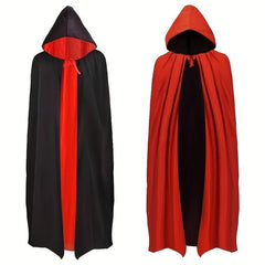 Halloween Cape & Red Reaper Wizard Cape Party Makeup Costume Props