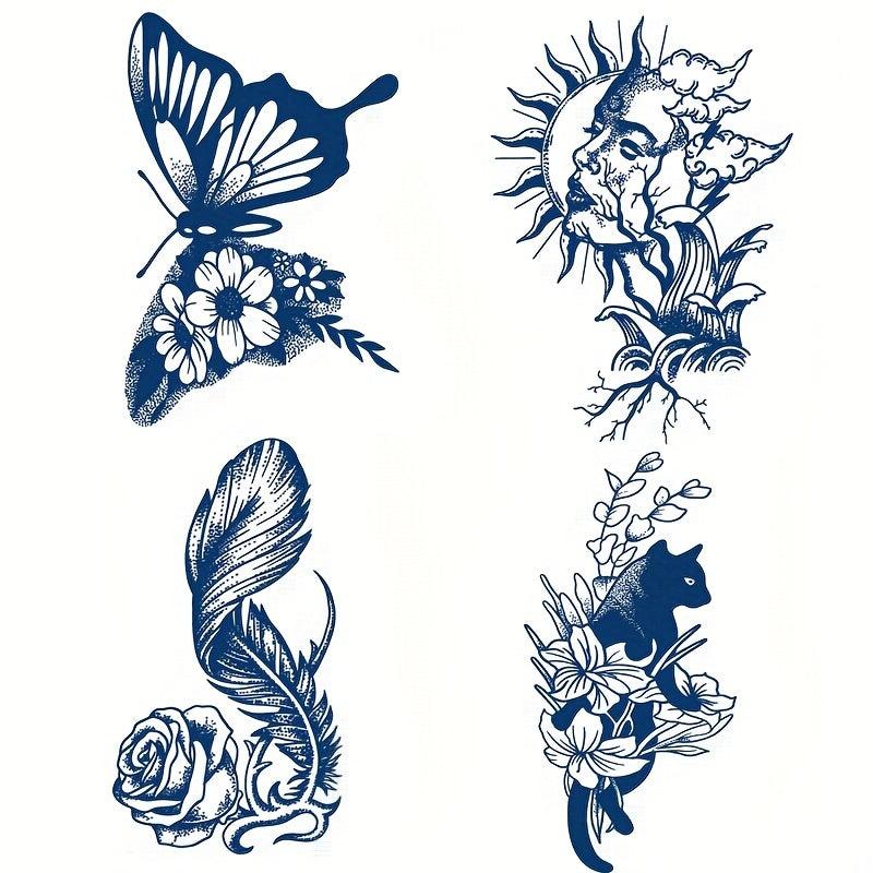 Butterfly Tattoo Sticker Arm Body Stickers Costume Makeup