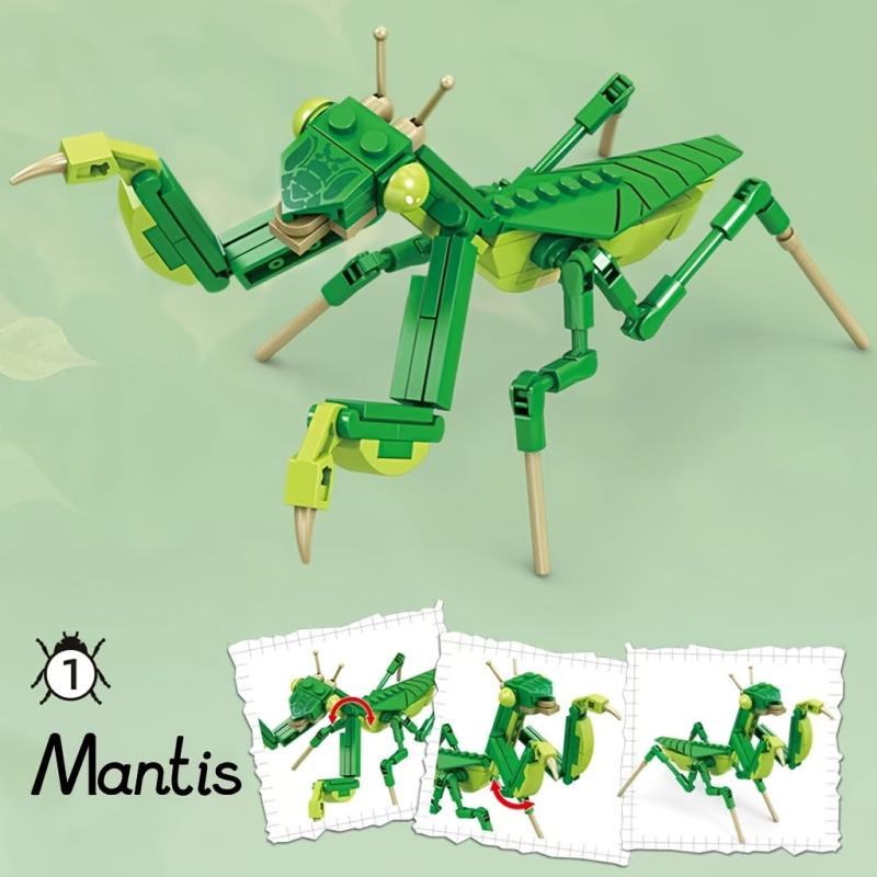 Realistic Insects Building Block Toys Preschool Props Early Education Toys
