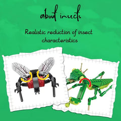 Realistic Insects Building Block Toys Preschool Props Early Education Toys