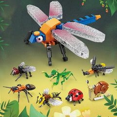Realistic Insects Building Block Toys Preschool Props Early Education Toys