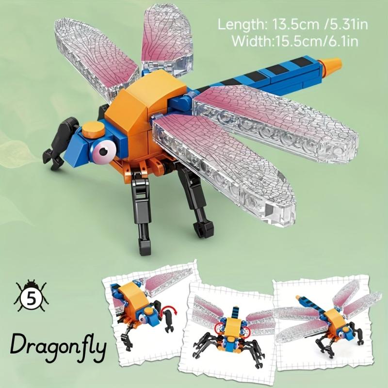 Realistic Insects Building Block Toys Preschool Props Early Education Toys