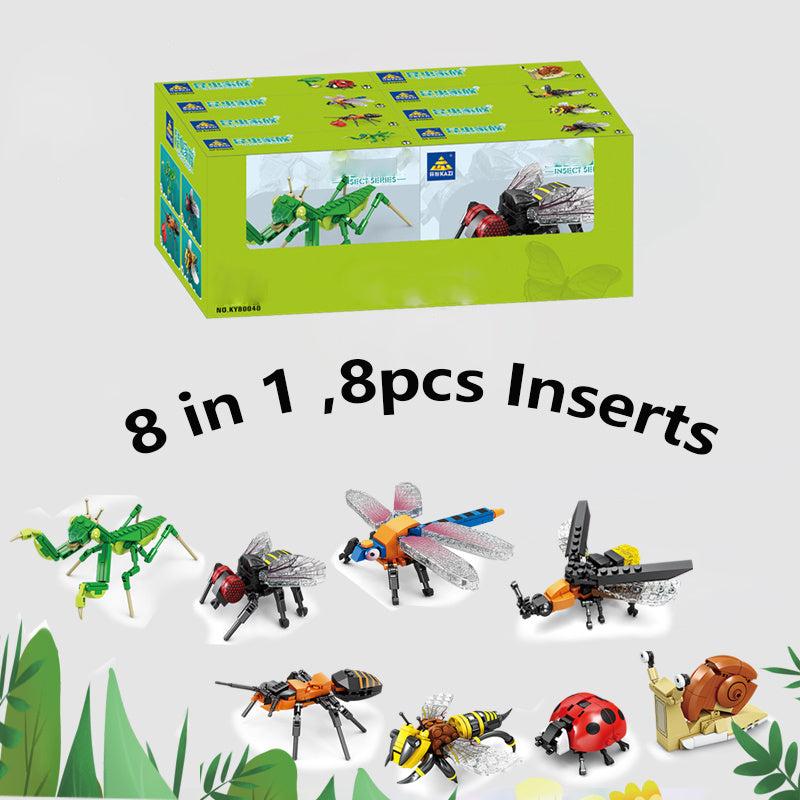 Realistic Insects Building Block Toys Preschool Props Early Education Toys