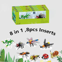 Realistic Insects Building Block Toys Preschool Props Early Education Toys