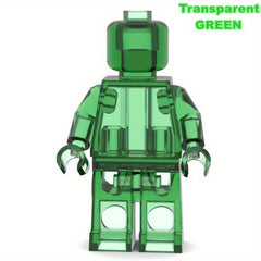 Transparent Assemble Doll Minifigures Building Blocks Toy