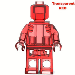 Transparent Assemble Doll Minifigures Building Blocks Toy