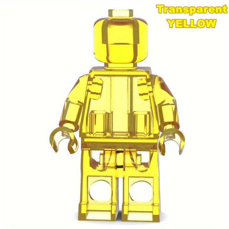 Transparent Assemble Doll Minifigures Building Blocks Toy
