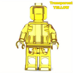 Transparent Assemble Doll Minifigures Building Blocks Toy