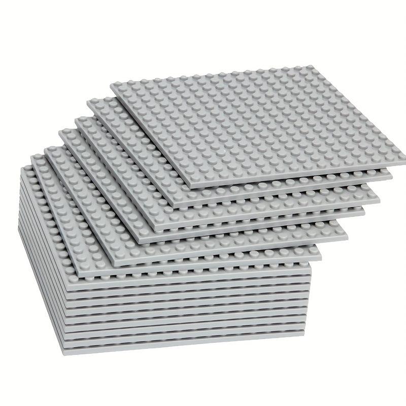 3Pcs Grey 16x16 & 16x32 Points Base Plate for Soldier Figure Building Blocks