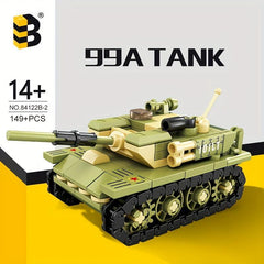 Tank Building Blocks Toys Kids Toy Car Engineering Car Gift