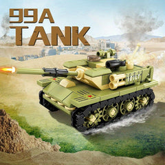 Tank Building Blocks Toys Kids Toy Car Engineering Car Gift