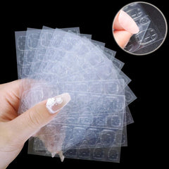 50 Sheets Nail Glue Stickers For Press On Nails Waterproof Double Sided