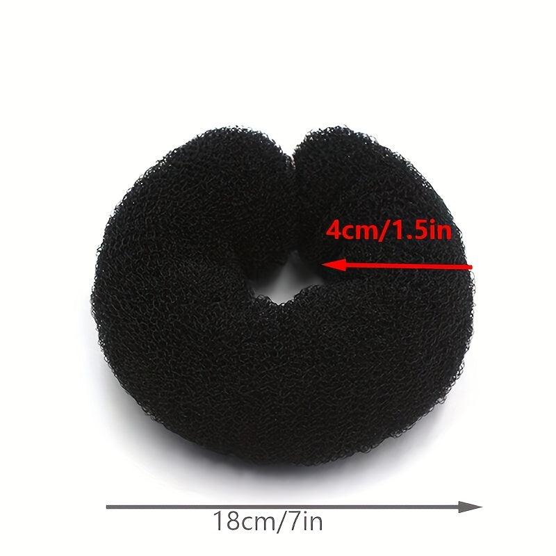 2pcs Solid Fluffy Hair Ties Women Girls Accessories with Buckles