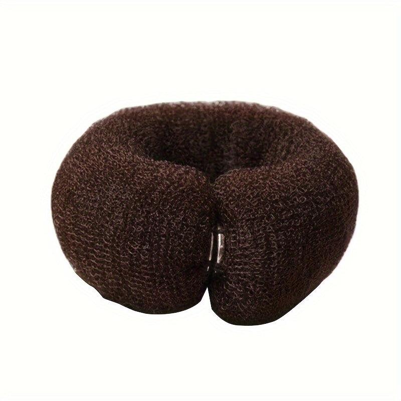 2pcs Solid Fluffy Hair Ties Women Girls Accessories with Buckles