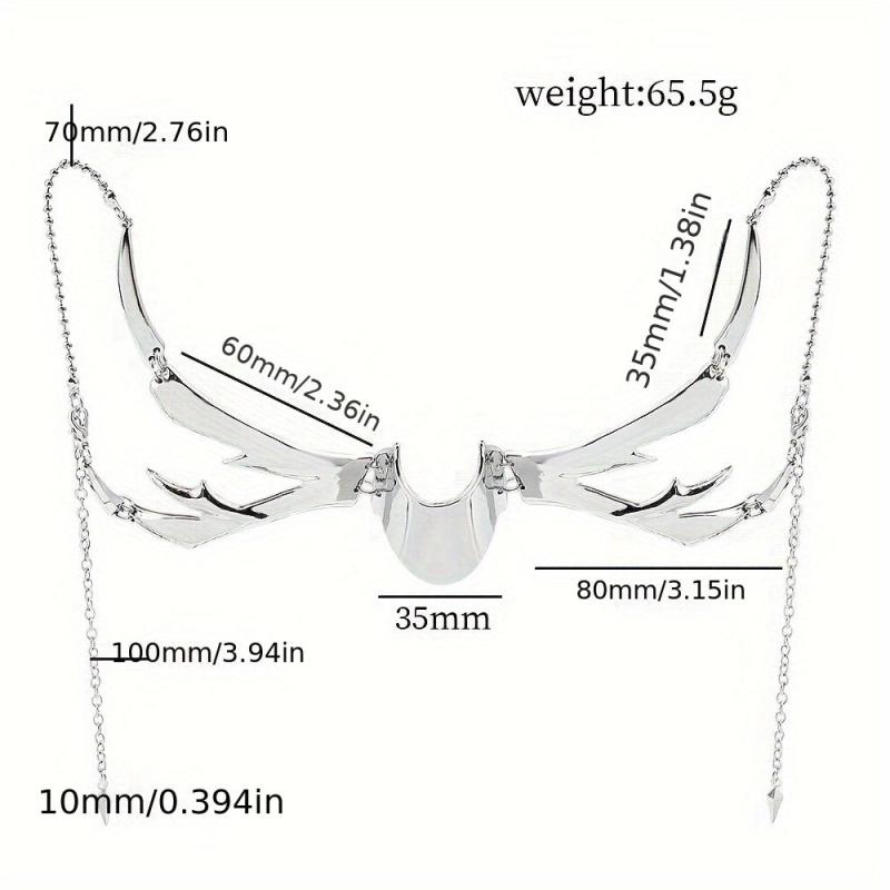 2pcs Silvery Alloy Mask Halloween Party Cosplay Costume Decors