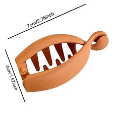 Women Frosted Fixed Ponytail Hairpin Fish Shaped Hair Clip