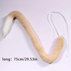 Lolita Style Plush Cat Tail Costume Accessories for Role Play